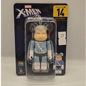 Authentic Medicom 2021 Quicksilver X-Men Be@rbrick Keychain #14 (New with Box)